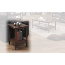 Quadra End Table - Walnut